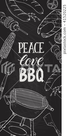 bbq grill poster 41520225