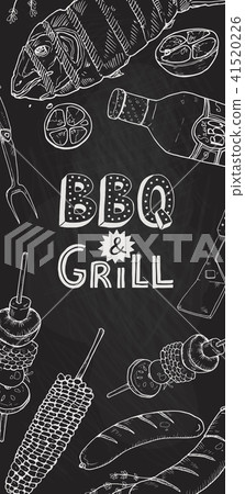 bbq grill poster 41520226