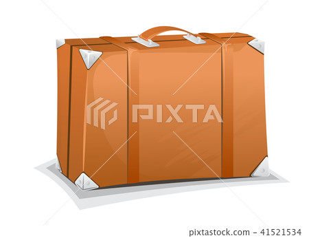 Travel leather suitcase 41521534