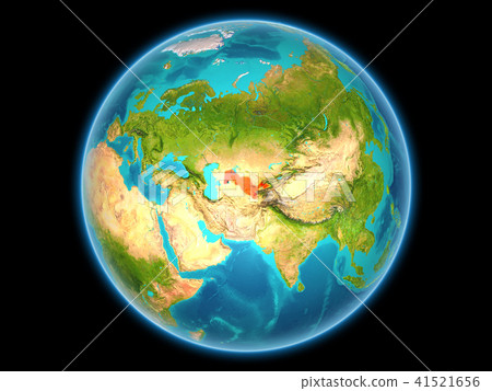 Uzbekistan on planet Earth 41521656
