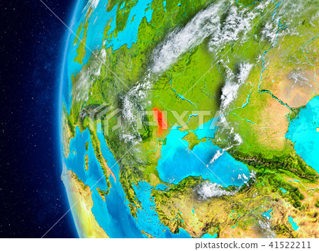 Moldova on Earth from space Moldova on Earth from space 41522211