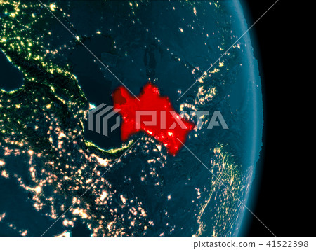 Turkmenistan at night Turkmenistan at night 41522398