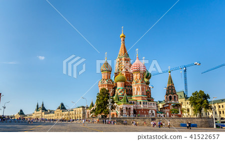 Saint Basil Cathedral in Red Square of Moscow 41522657