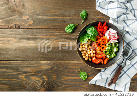 Buddha bowl, healthy and balanced food. Buddha bowl, healthy and balanced food. 41522739