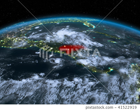 Honduras from space at night 41522919
