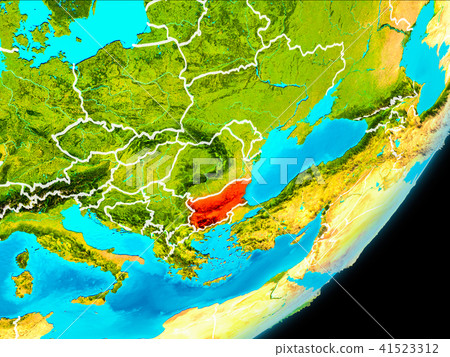 Orbit view of Bulgaria 41523312