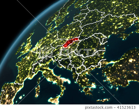 Night over Slovakia Night over Slovakia 41523613