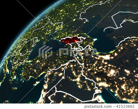 Night over Georgia Night over Georgia 41523662