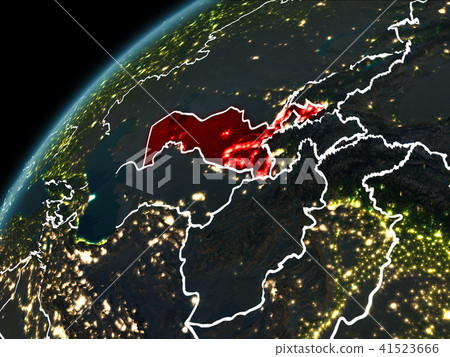 Night over Uzbekistan 41523666