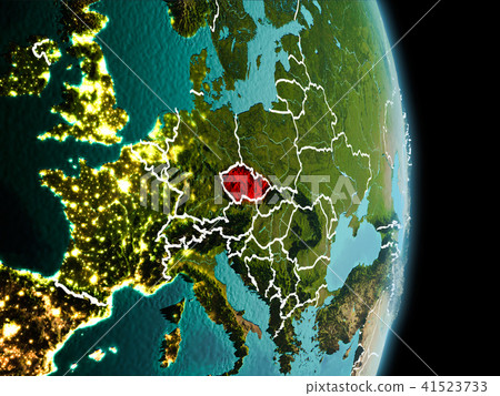 Morning over Czech republic on Earth Morning over Czech republic on Earth 41523733