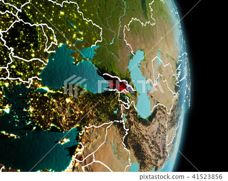 Morning over Georgia on Earth 41523856