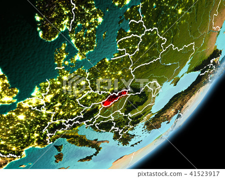 Orbit view of Slovakia Orbit view of Slovakia 41523917
