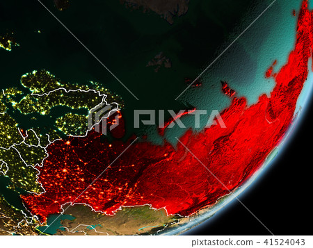 Orbit view of Russia Orbit view of Russia 41524043