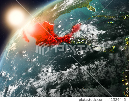 Mexico on planet Earth in sunset 41524443