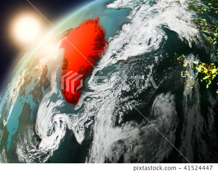 Greenland on planet Earth in sunset Greenland on planet Earth in sunset 41524447