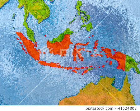 Map of Indonesia 41524808