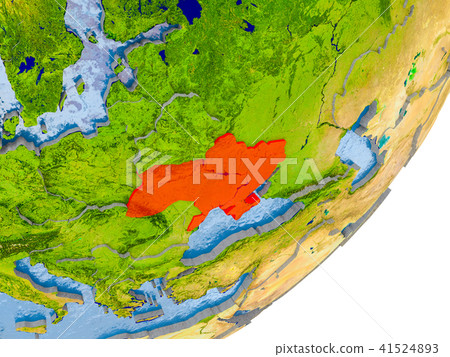Map of Ukraine on Earth Map of Ukraine on Earth 41524893