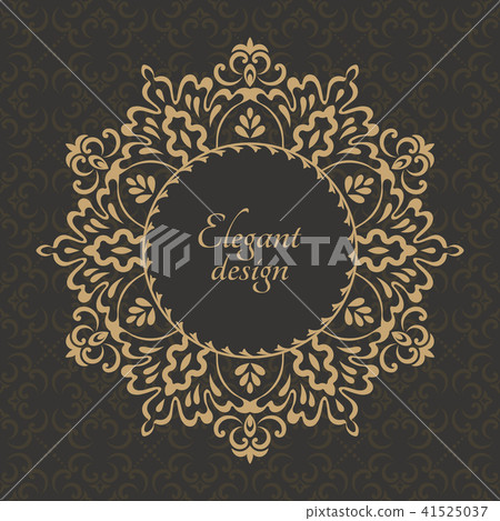 Circular arabic pattern Circular arabic pattern 41525037