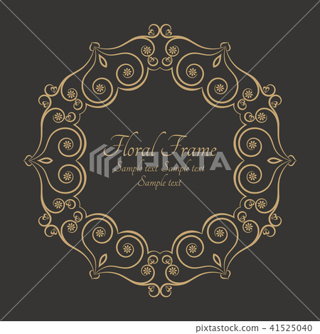 Circular arabic pattern 41525040