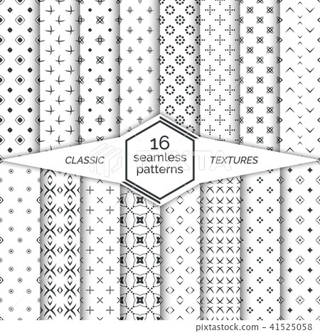 Big set of vector seamless patterns 41525058