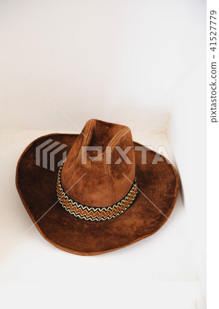 cowboy hat on white background 41527779