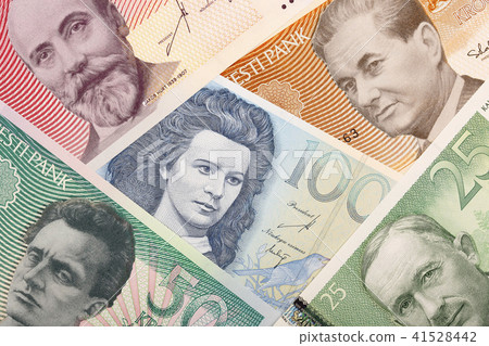 Money from Estonia, a background Money from Estonia, a background 41528442