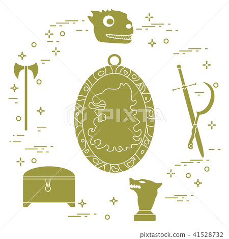 Symbols of the fantasy television series Symbols of the fantasy television series 41528732