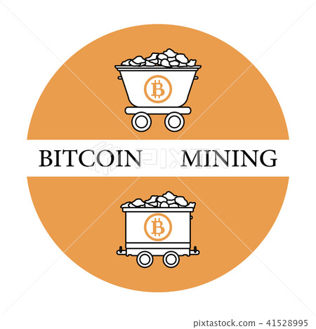 Mining bitcoins trolleys with ore Mining bitcoins trolleys with ore 41528995