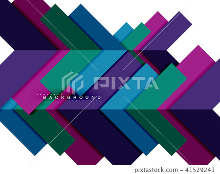 Multicolored abstract geometric shapes, geometry background for web banner 41529241