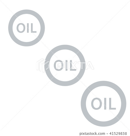Stylized icon of the three inscription oil 41529838