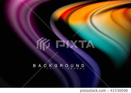 Fluid liquid colors design, colorful marble or plastic wavy texture background, glowing multicolored Fluid liquid colors design, colorful marble or plastic wavy texture background, glowing multicolored 41530096