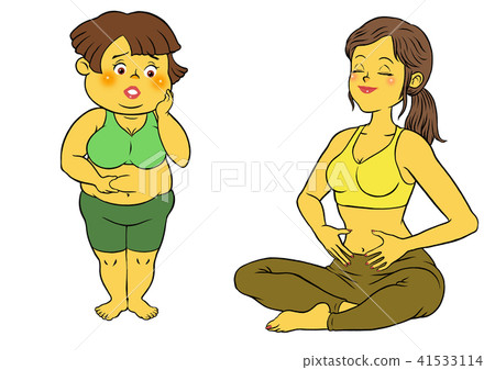 瑜伽健身,苗條女性,胖乎乎的女性套裝 瑜伽健身,苗條女性,胖乎乎的女性套裝 41533114