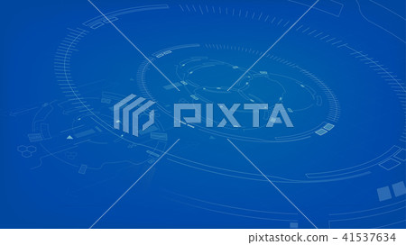 technology blue print concept vector background 41537634