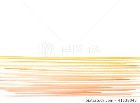 Watercolor painting from under line Orange 41539048