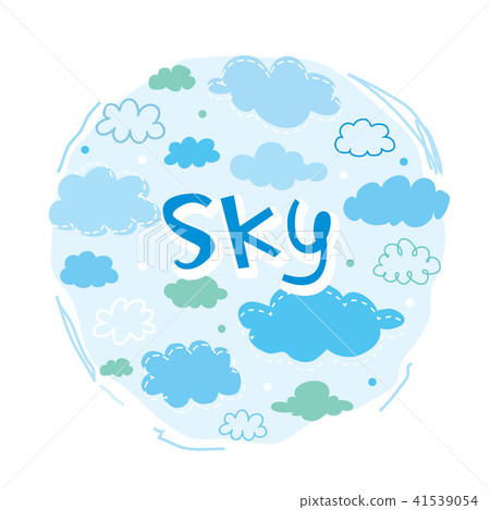 Sky and Cloud Collection Vector Sky and Cloud Collection Vector 41539054