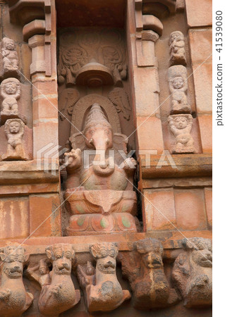 Ganesha, lower niche on the southern wall, Brihadisvara Temple, Tanjore, Tamil Nadu 41539080