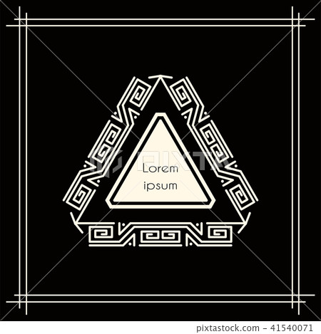 Vintage geometric frame Vintage geometric frame 41540071