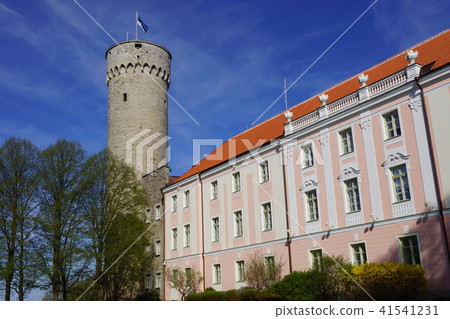 愛沙尼亞塔林的哈特曼赫爾曼和托姆巴城堡 愛沙尼亞塔林的哈特曼赫爾曼和托姆巴城堡 41541231