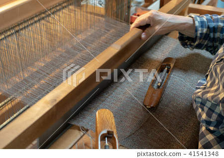 工作風景編織羊毛面料 41541348