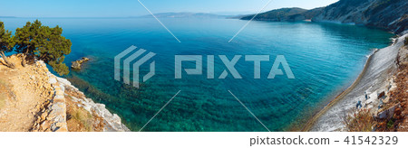 Summer morning sea coast (Albania). 41542329