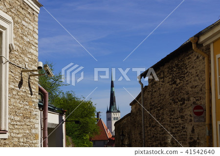 Estonia Tallinn's old town scenery Estonia Tallinn's old town scenery 41542640