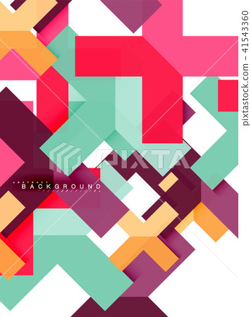 Multicolored abstract geometric shapes, geometry background for web banner Multicolored abstract geometric shapes, geometry background for web banner 41543360