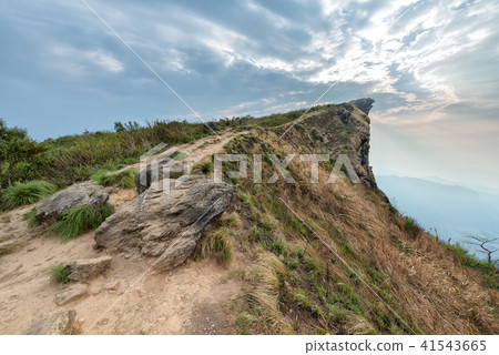 View of Phu Chi Fa in the morning in Chiang Rai. View of Phu Chi Fa in the morning in Chiang Rai. 41543665