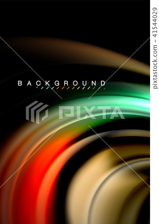 Fluid liquid colors design, colorful marble or plastic wavy texture background, glowing multicolored Fluid liquid colors design, colorful marble or plastic wavy texture background, glowing multicolored 41544029
