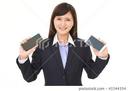 Woman with smartphone Woman with smartphone 41544354