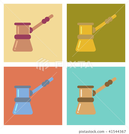 assembly flat icons coffee arabic Turk assembly flat icons coffee arabic Turk 41544367