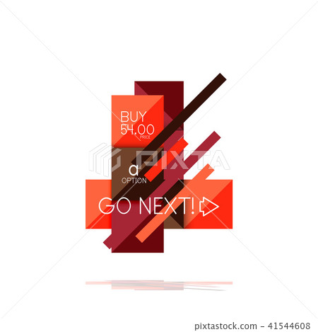 Square option infographic banner. Data and information visualization, geometric design Square option infographic banner. Data and information visualization, geometric design 41544608