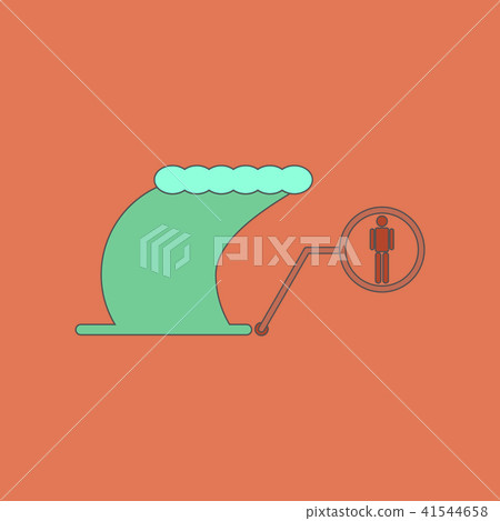 flat icon background tsunami schedule people flat icon background tsunami schedule people 41544658