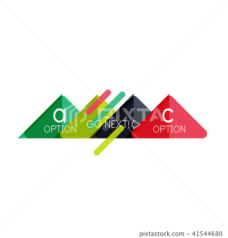 Triangle data visualization design, option infographic layout Triangle data visualization design, option infographic layout 41544680