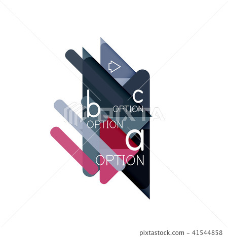 Triangle data visualization design, option infographic layout 41544858